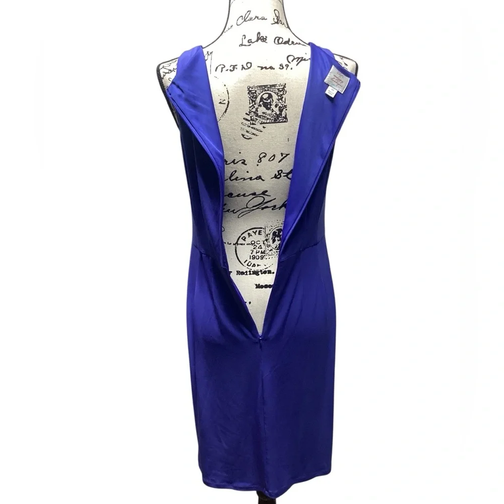 Suzi Chin for Maggy Boutique Party Dress Size 10 Royal Blue